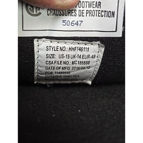 Helly Hansen Men's HHF146111 CTCP IceFx WP Felt Pack Boot Black/Orange Size 15M - Picture 3 of 7